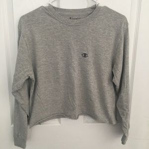 3/$20 Crop Champion grey long sleeve T-shirt